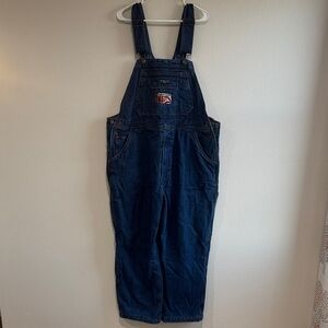 FiveBrothers Men's Fleece Lined Bib Overall XL Short NWT